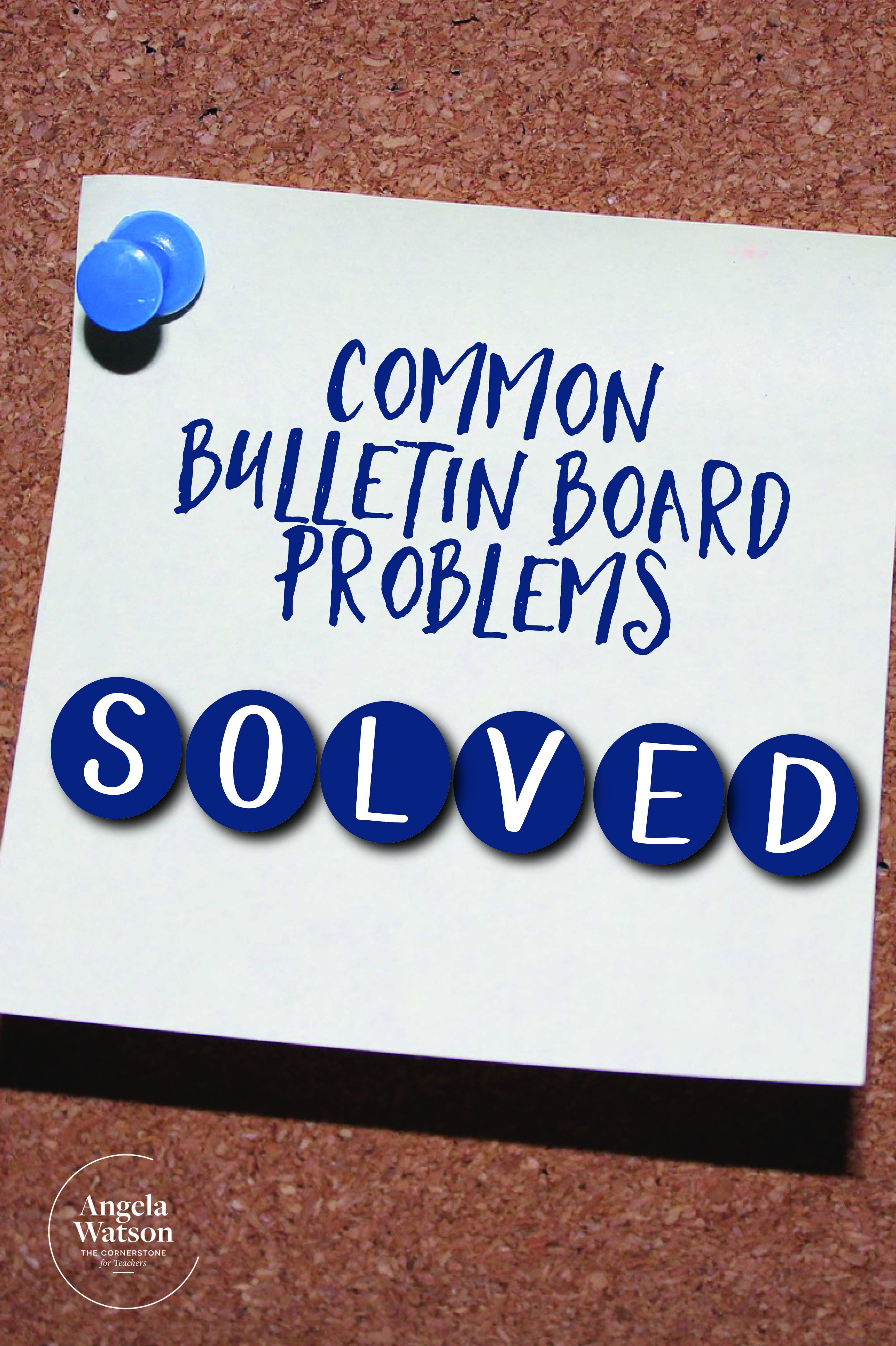 Truth For Teachers Common Bulletin Board Problems Solved