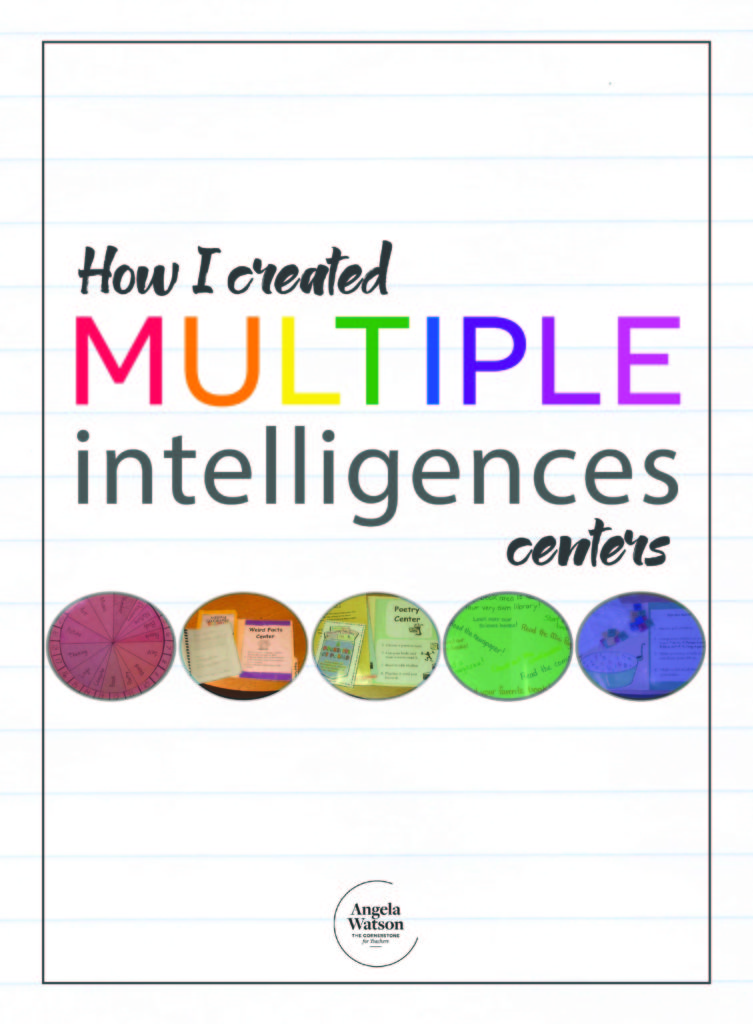 How I Created Multiple Intelligences Centers