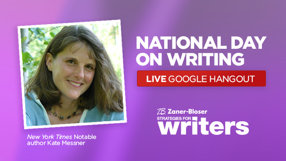 Celebrate National Day on Writing with a free Google Hangout for students