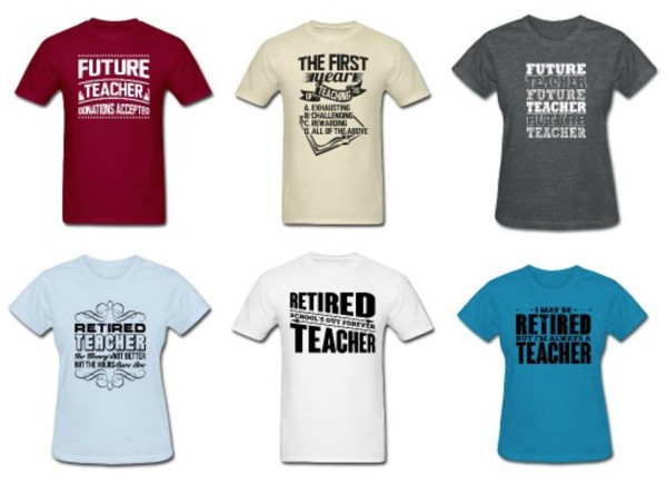 Teacher tees for the end of the school year and summer