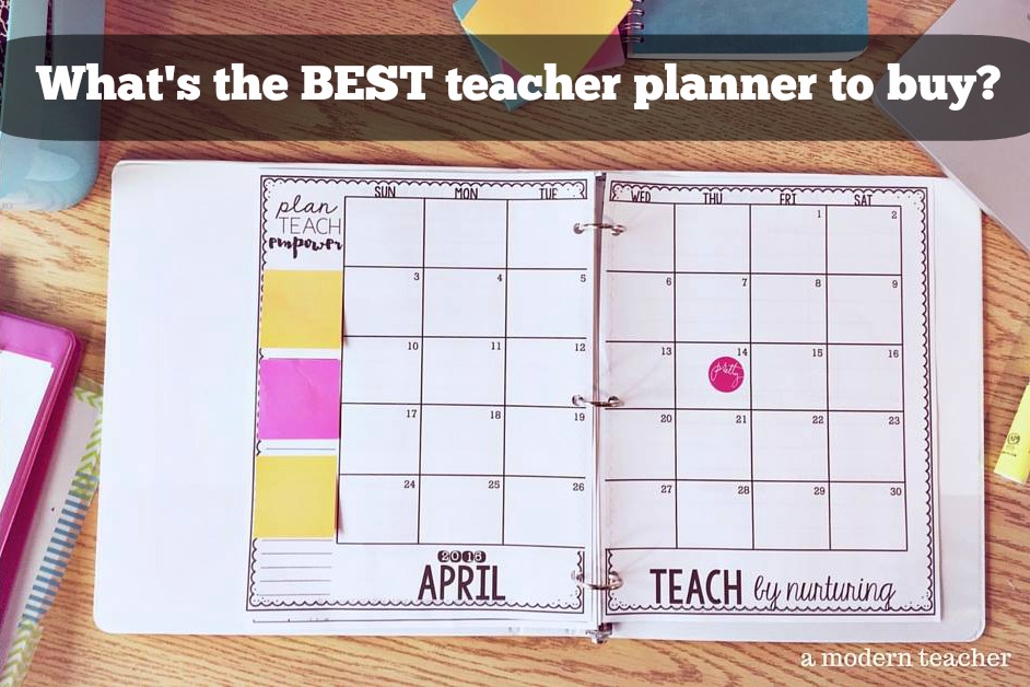 What's the best teacher planner to buy? (an unbiased opinion)