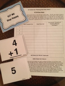 KIT #6 is a fast-paced game played with flashcards.