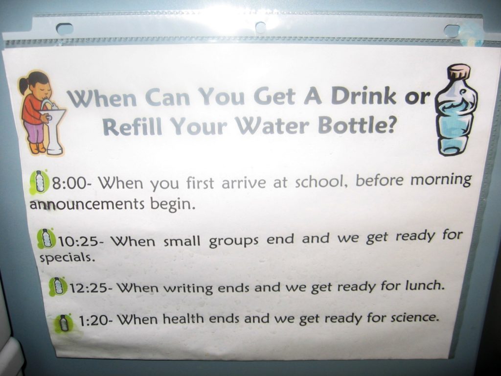 Truth For Teachers - Tips for Teaching Bathroom and Water Fountain ...