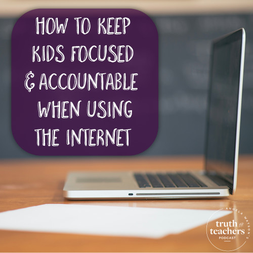 12 structures for managing technology in the classroom specifically with keeping kids focused when using internet in class. 