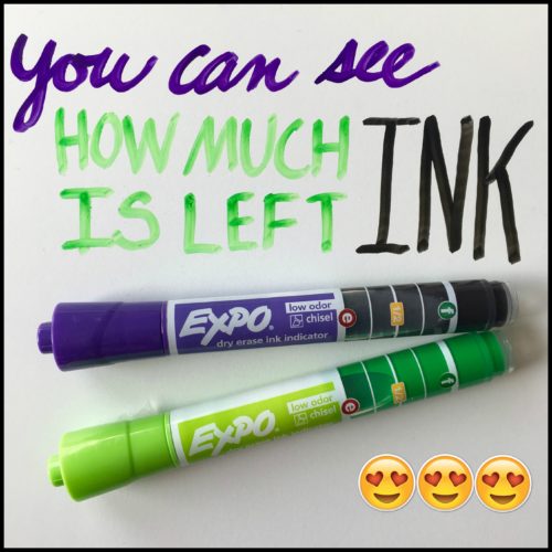 EXPO Dry Erase Markers with Ink Indicator: A Teacher Win! - Fluttering  Through the Grades