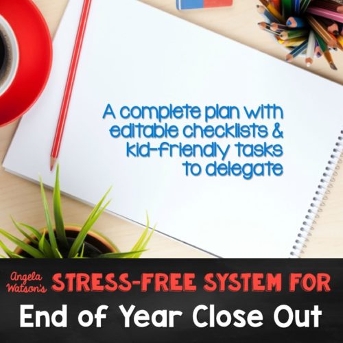 End of year close out plan and editable end of year checklists
