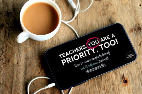 Free teacher self care podcast