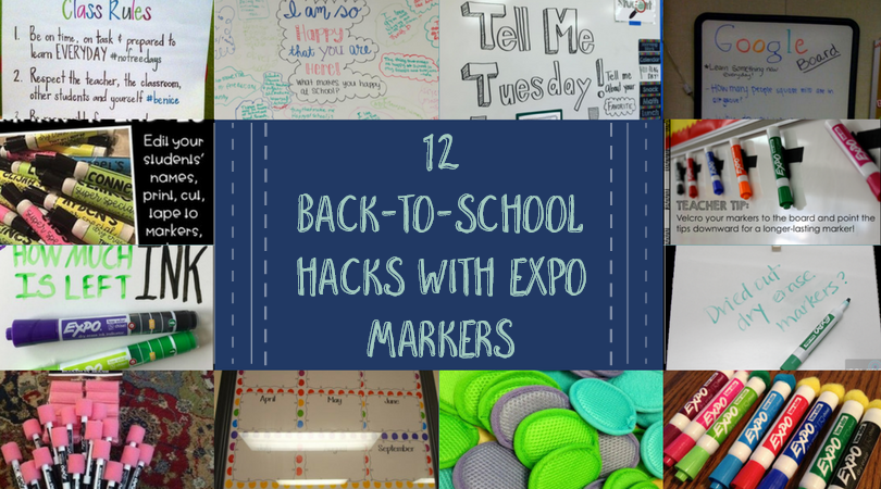 Truth For Teachers - 12 back-to-school hacks with EXPO markers